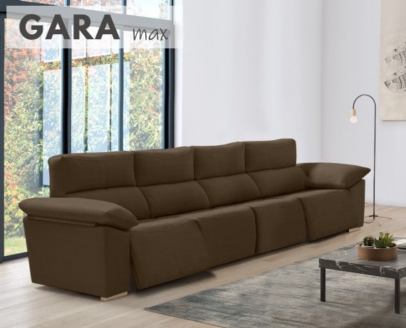 Sofá relax de tela Gara Max de HOME - principal