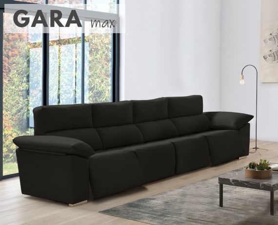 Sofá relax de tela Gara Max de HOME - principal