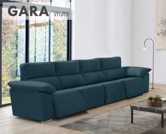 Sofá relax de tela Gara Max de HOME - principal