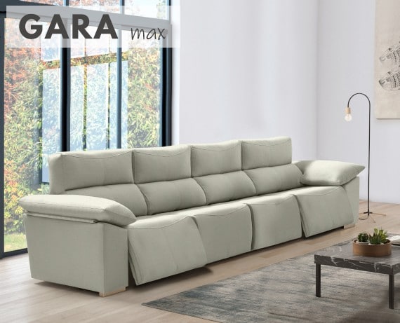 Sofá relax de tela Gara Max de HOME - principal
