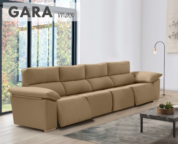 Sofá relax de tela Gara Max de HOME - principal