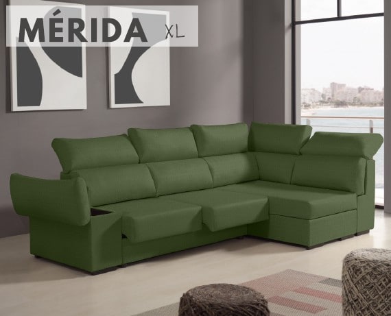 Sofá de tela Mérida XL de HOME - principal
