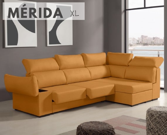 Sofá de tela Mérida XL de HOME - principal