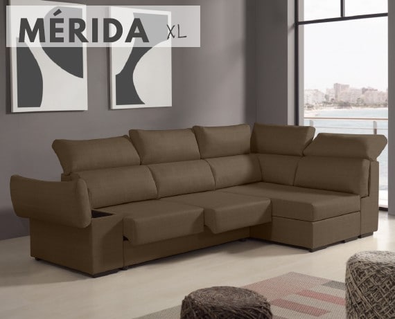 Sofá de tela Mérida XL de HOME - principal