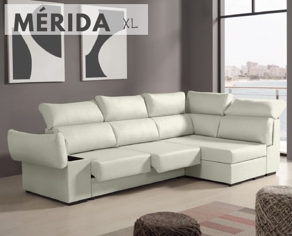 Sofá de tela Mérida XL de HOME - principal
