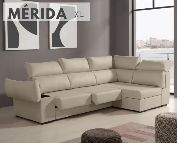 Sofá de tela Mérida XL de HOME - principal