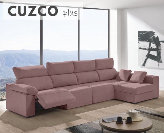 Sofá relax chaise longue de tela Cuzco Plus de HOME - principal