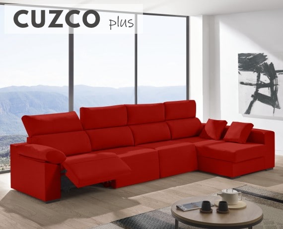 Sofá relax chaise longue de tela Cuzco Plus de HOME - principal