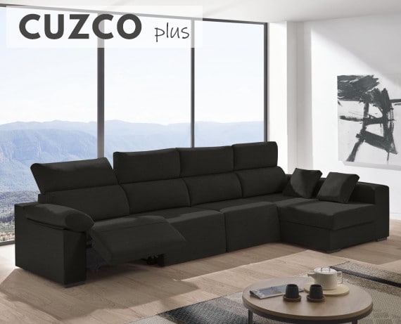 Sofá relax chaise longue de tela Cuzco Plus de HOME - principal