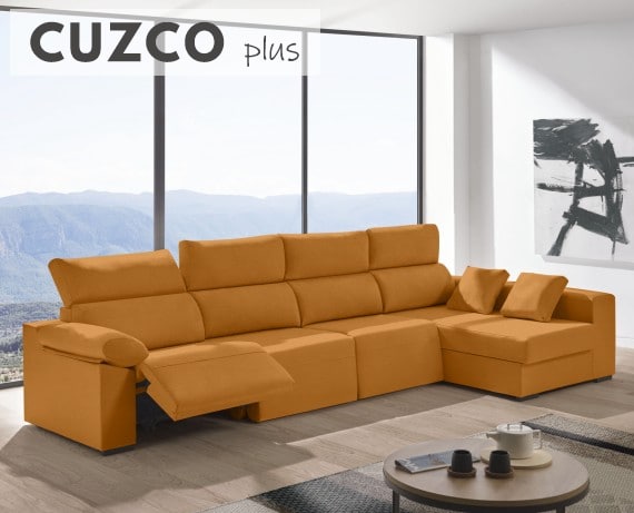 Sofá relax chaise longue de tela Cuzco Plus de HOME - principal