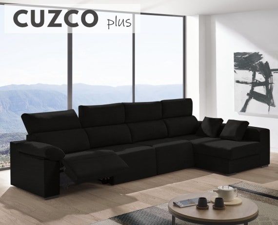 Sofá relax chaise longue de tela Cuzco Plus de HOME - principal