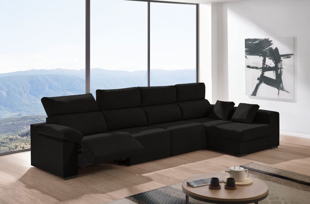 Sofá relax chaise longue de tela Cuzco Plus de HOME - principal