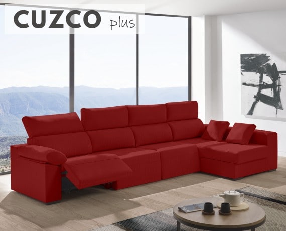Sofá relax chaise longue de tela Cuzco Plus de HOME - principal