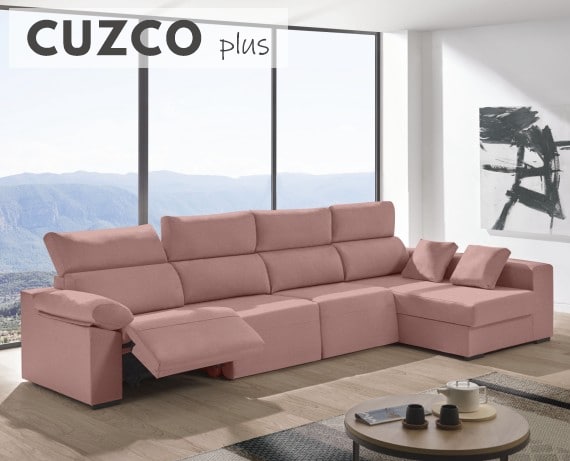 Sofá relax chaise longue de tela Cuzco Plus de HOME - principal