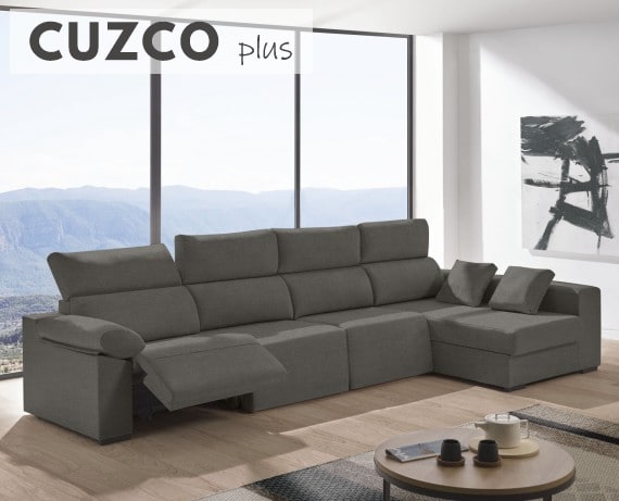 Sofá relax chaise longue de tela Cuzco Plus de HOME - principal