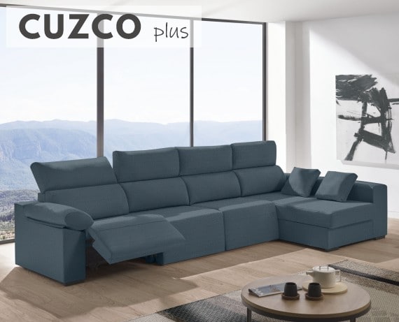 Sofá relax chaise longue de tela Cuzco Plus de HOME - principal