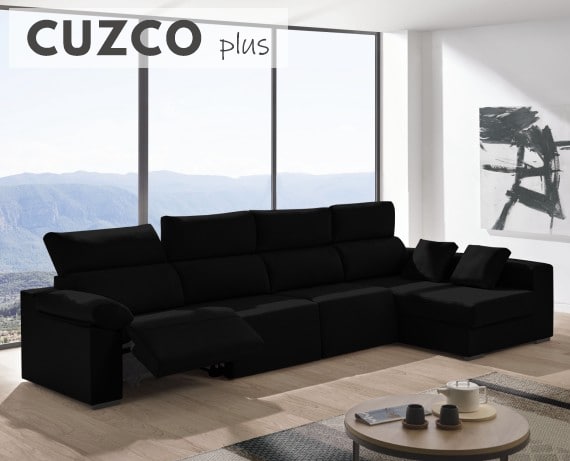 Sofá relax chaise longue de tela Cuzco Plus de HOME - principal