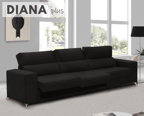 Sofá de tela Diana Plus de HOME - principal