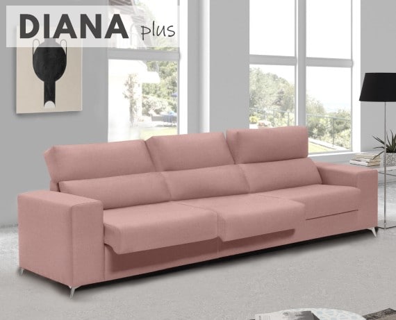 Sofá de tela Diana Plus de HOME - principal