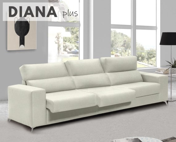 Sofá de tela Diana Plus de HOME - principal