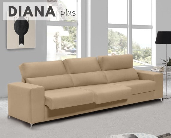 Sofá de tela Diana Plus de HOME - principal