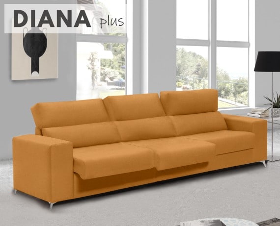 Sofá de tela Diana Plus de HOME - principal