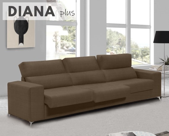 Sofá de tela Diana Plus de HOME - principal