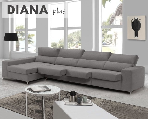Sofá de tela Diana Plus de HOME - principal