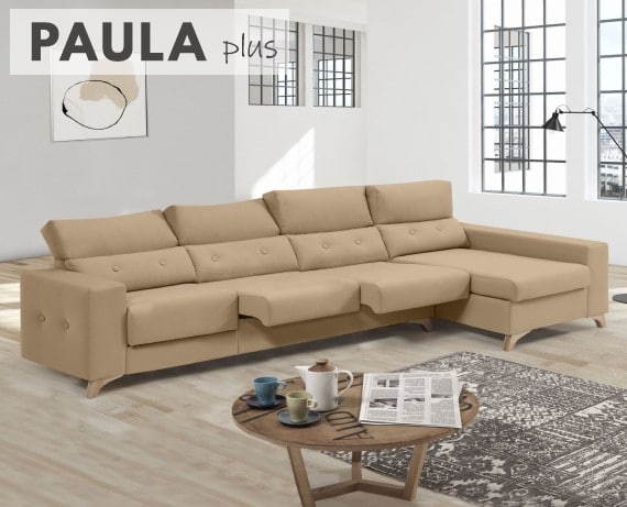 Sofá de tela Paula Plus de HOME - principal