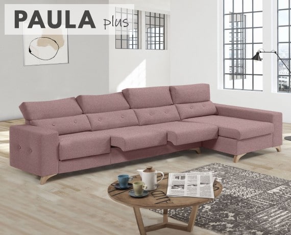 Sofá de tela Paula Plus de HOME - principal