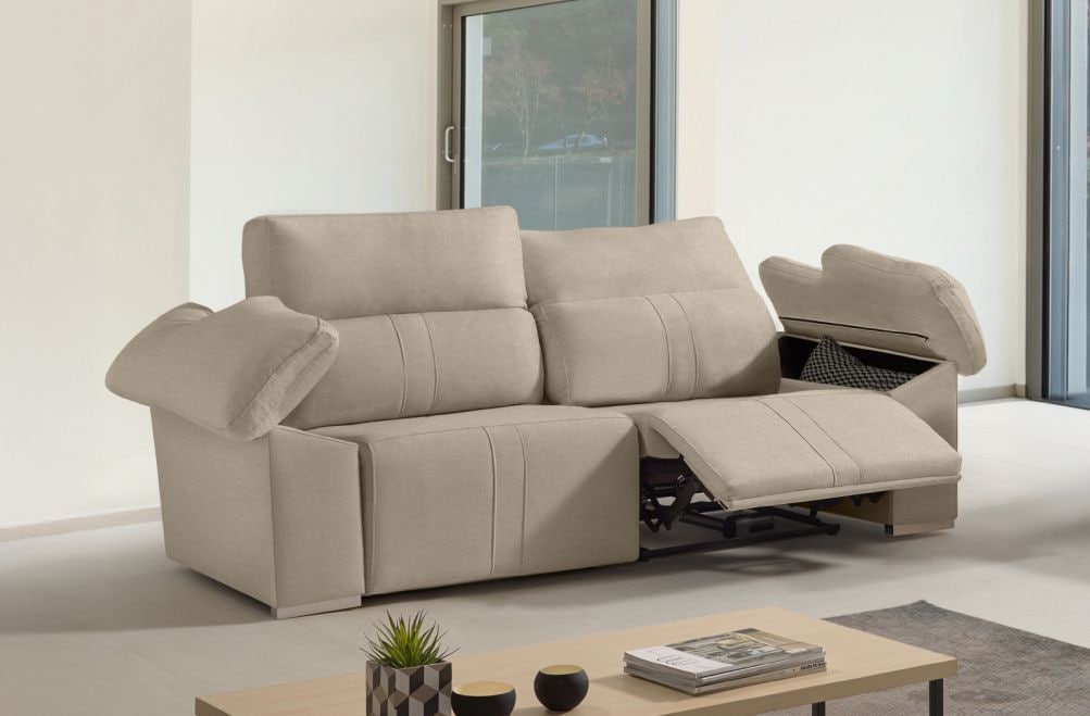 Sofá relax de tela Coleman de HOME - principal