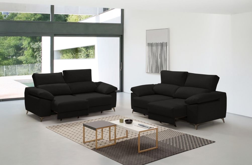 Sofá de tela Caren de HOME - principal