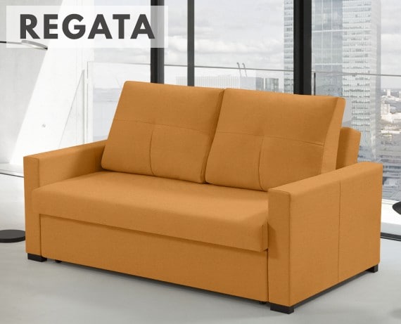 Sofá cama de tela Regata de HOME - principal
