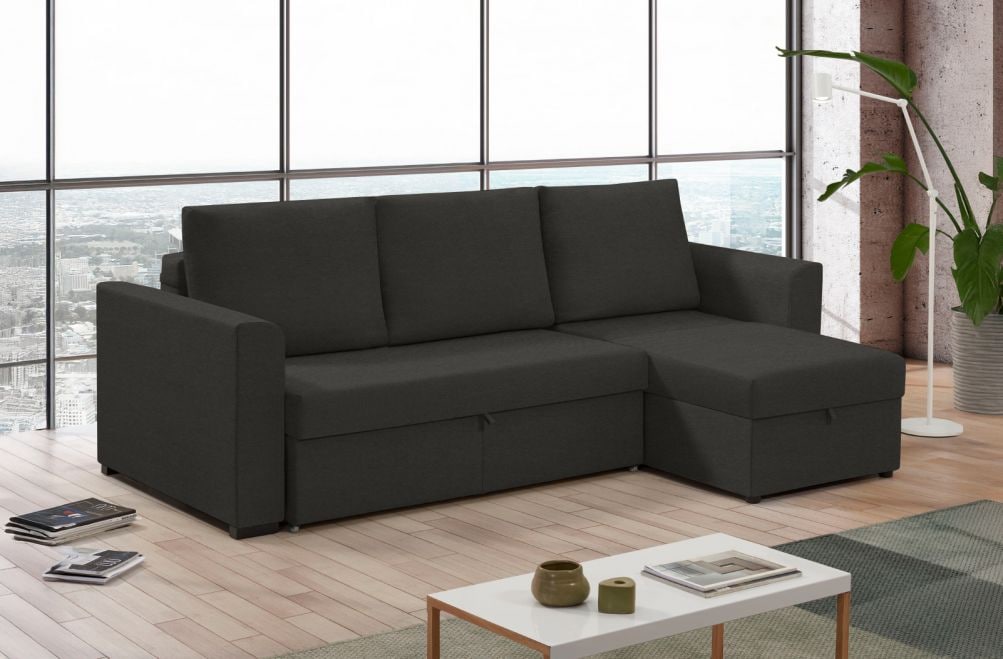 Sofá cama de tela Canal de HOME - principal