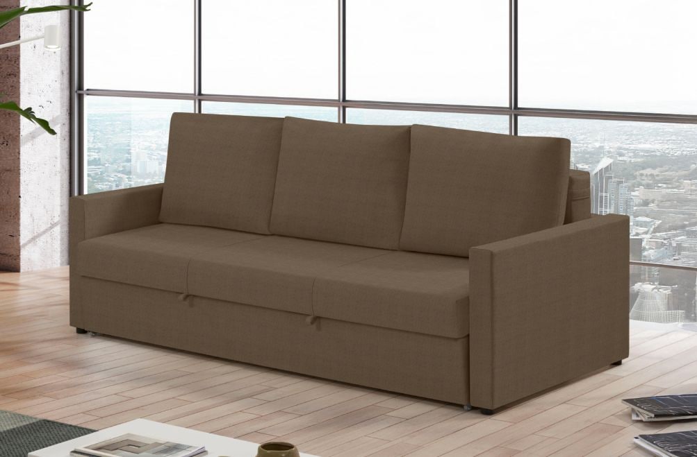 Sofá cama de tela Canal de HOME - principal