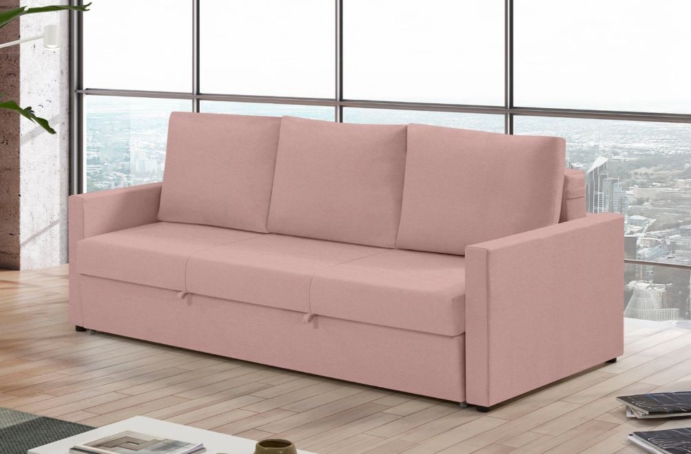 Sofá cama de tela Canal de HOME - principal