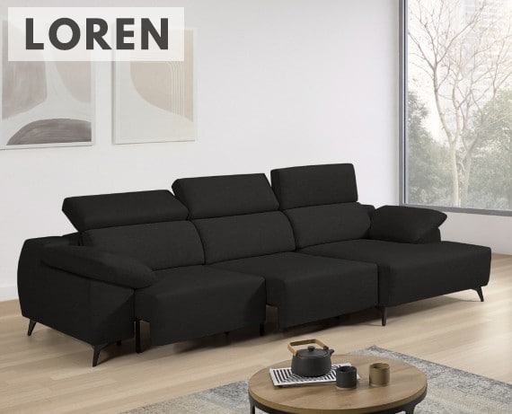 Sofá de tela Loren de StyleKomfort - principal
