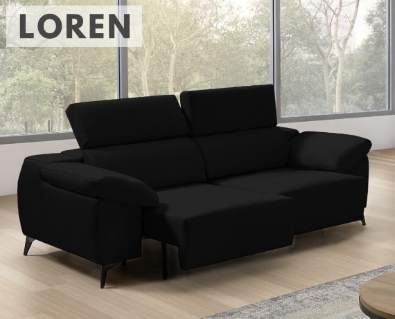 Sofá de tela Loren de StyleKomfort - principal