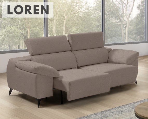 Sofá de tela Loren de StyleKomfort - principal