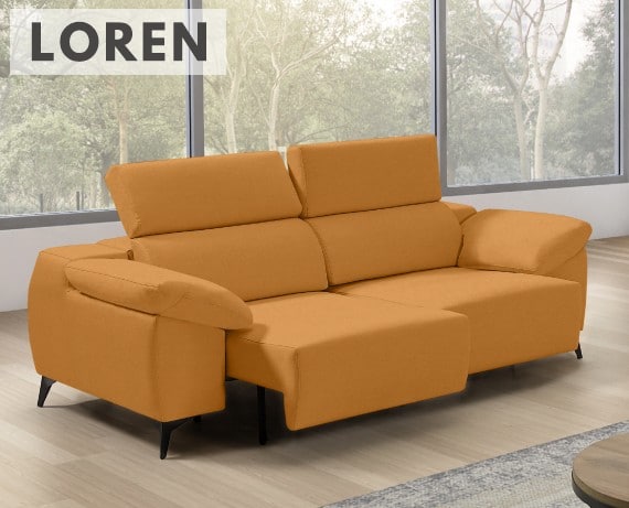 Sofá de tela Loren de StyleKomfort - principal