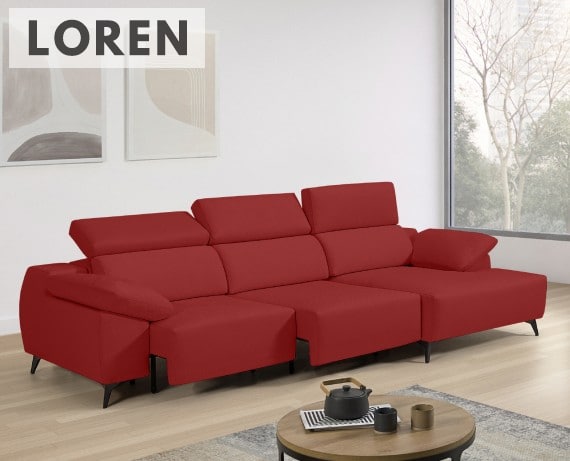Sofá de tela Loren de StyleKomfort - principal