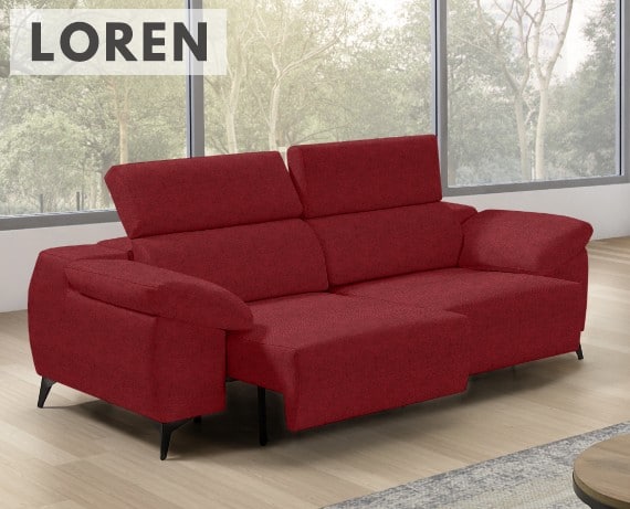 Sofá de tela Loren de StyleKomfort - principal