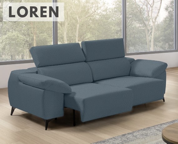 Sofá de tela Loren de StyleKomfort - principal