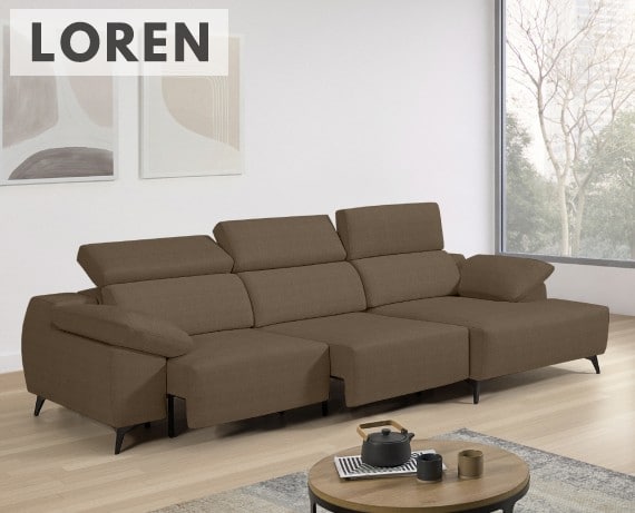 Sofá de tela Loren de StyleKomfort - principal