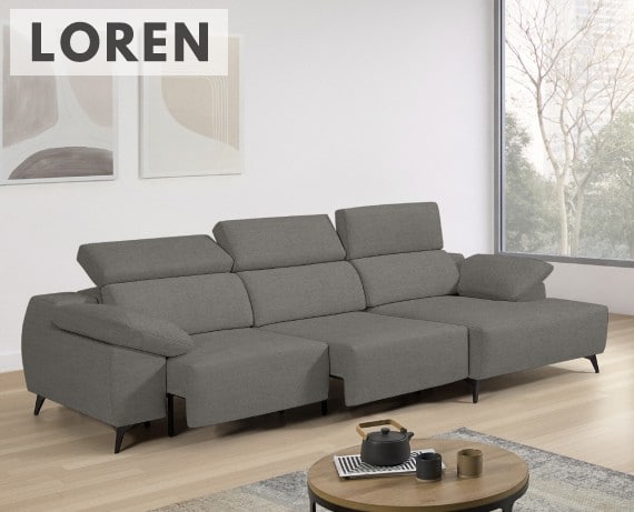 Sofá de tela Loren de StyleKomfort - principal
