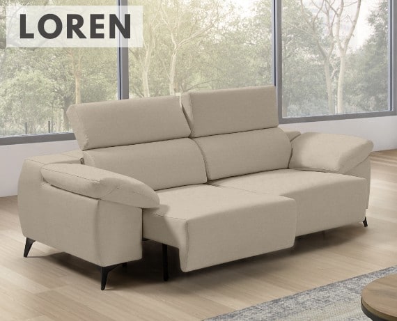 Sofá de tela Loren de StyleKomfort - principal