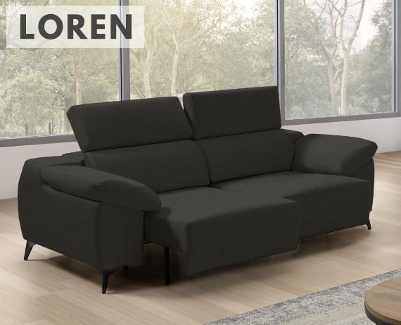 Sofá de tela Loren de StyleKomfort - principal