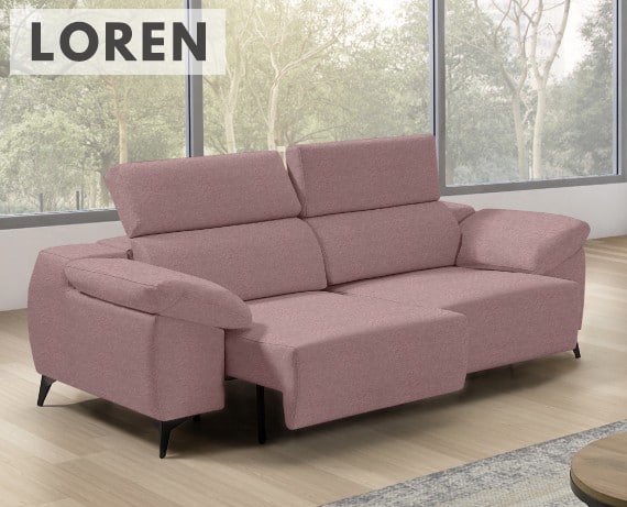 Sofá de tela Loren de StyleKomfort - principal