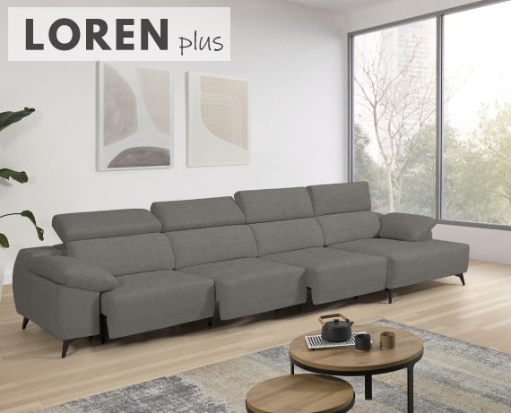 Sofá de tela Loren Plus de StyleKomfort - principal