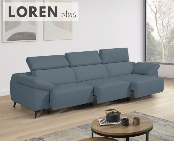 Sofá de tela Loren Plus de StyleKomfort - principal